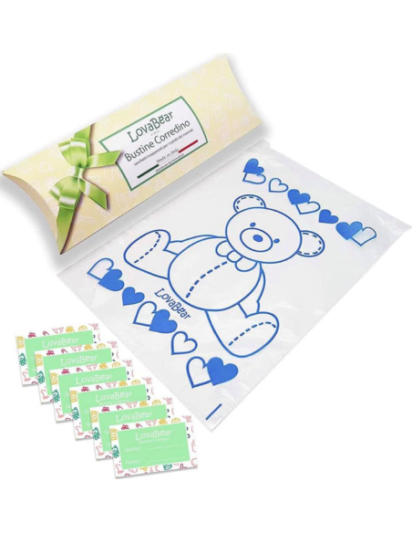 Bustine per Corredino - Orsetto Blu
