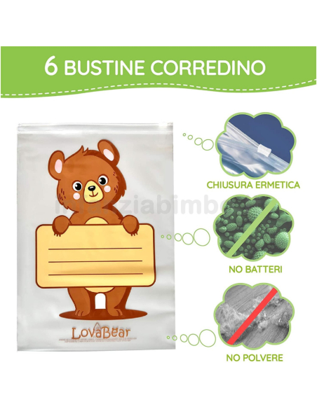 Bustine per Corredino - Orsetto