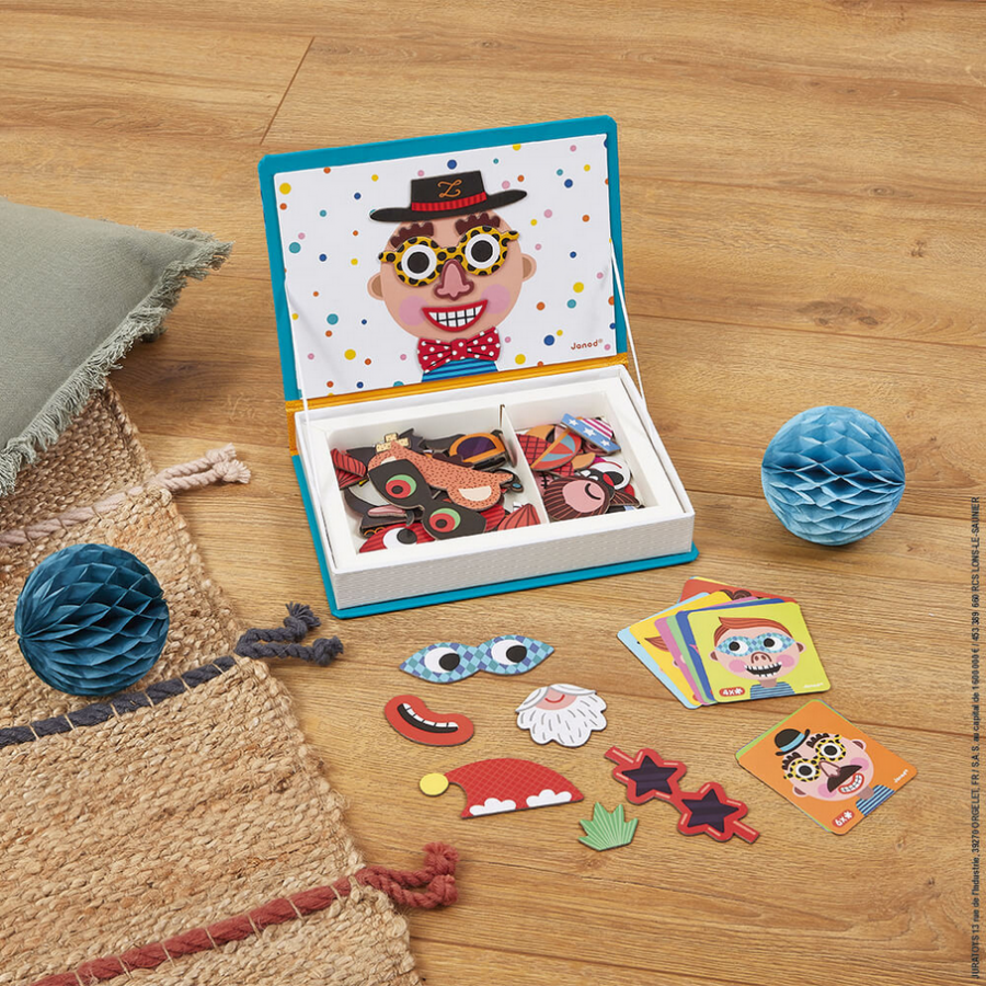 Magnéti'Book Libro magnetico - Crazy Faces Boy 2