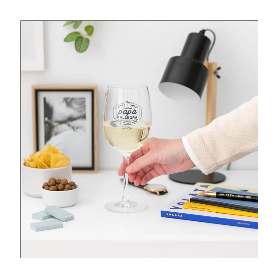 Calice da vino - Come il vino, questo papà rallegra chi lo ha vicino