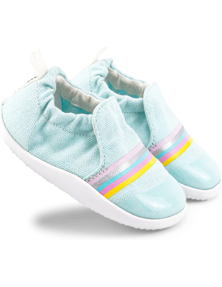 Scarpa primi passi Xplorer Scamp - Aqua + Silver Rainbow