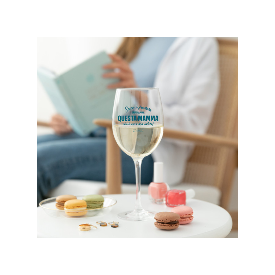 Calice da vino - Secco o fruttato, brindiamo a questa mamma che è vero oro colato! 2