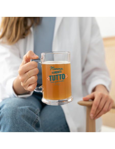 Caraffa di birra - Mamma, ti meriti tutto (anche questa birretta) Caraffa di birra - Mamma, ti meriti tutto (anche questa birretta)