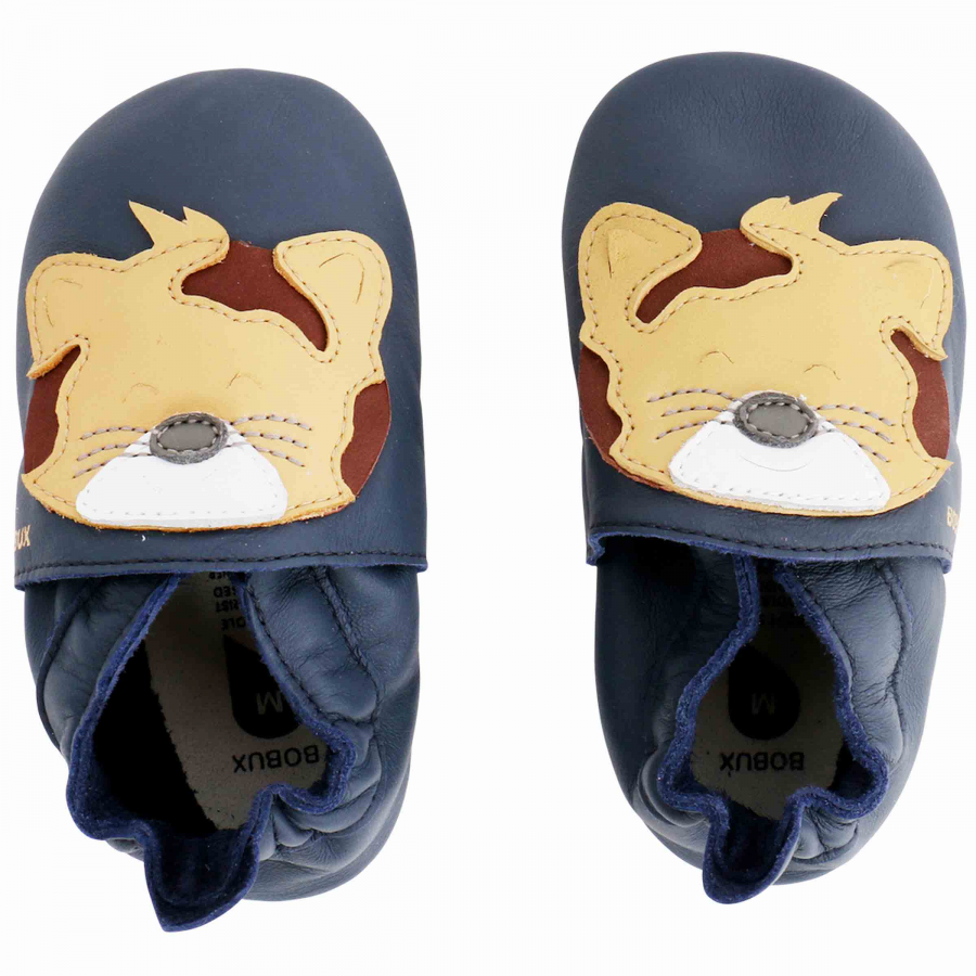 Soft Sole NAVY LEOPARD