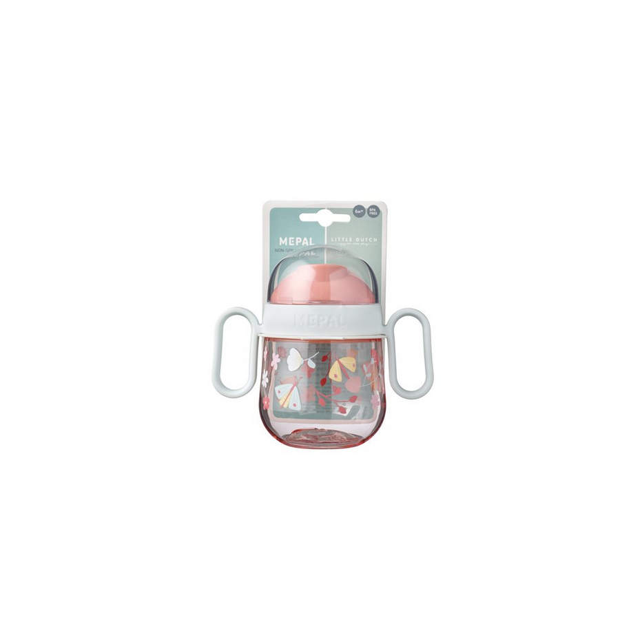 Bicchiere salva goccia 200 ml - Flowers & Butterflies 2