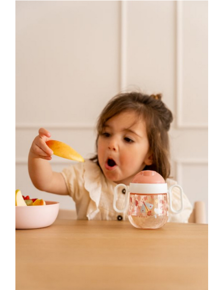 Bicchiere salva goccia 200 ml - Flowers & Butterflies