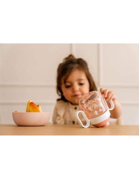 Bicchiere salva goccia 200 ml - Flowers & Butterflies