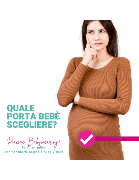 Piacere, Babywearing! Percordo online di due incontri sul portare.
