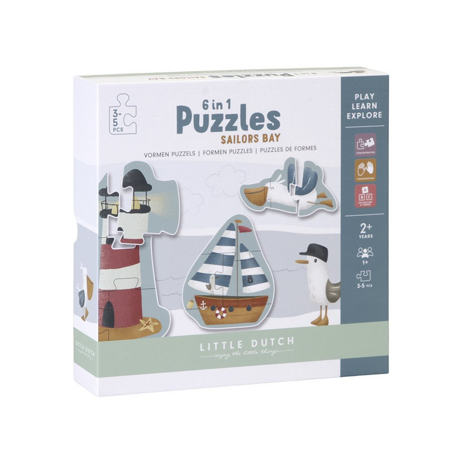Puzzles 6 in 1 Sailor Bay