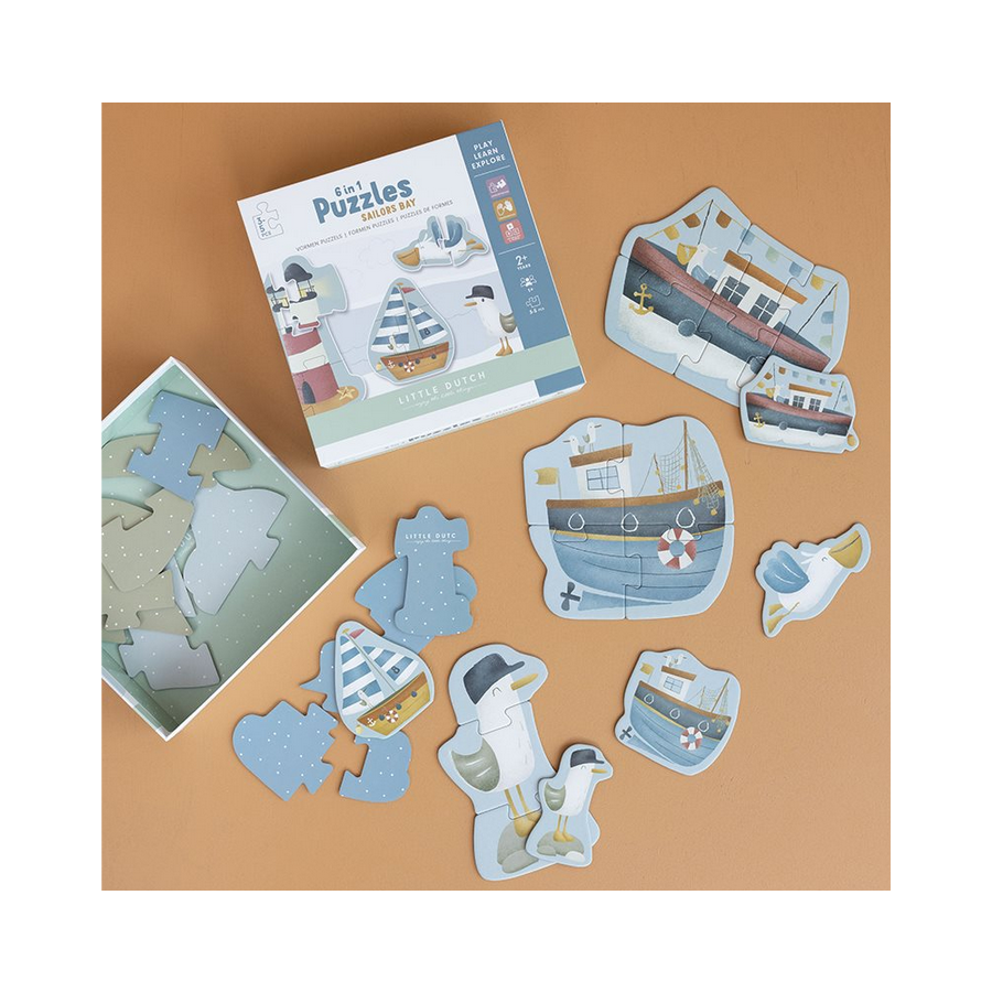 Puzzles 6 in 1 Sailor Bay 2