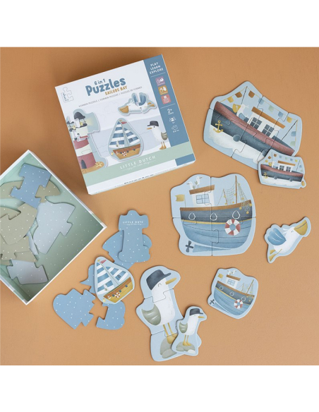 Puzzles 6 in 1 Sailor Bay