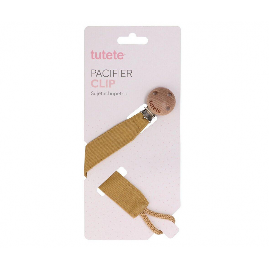 Clip Portasucchietto in cotone Senape 2