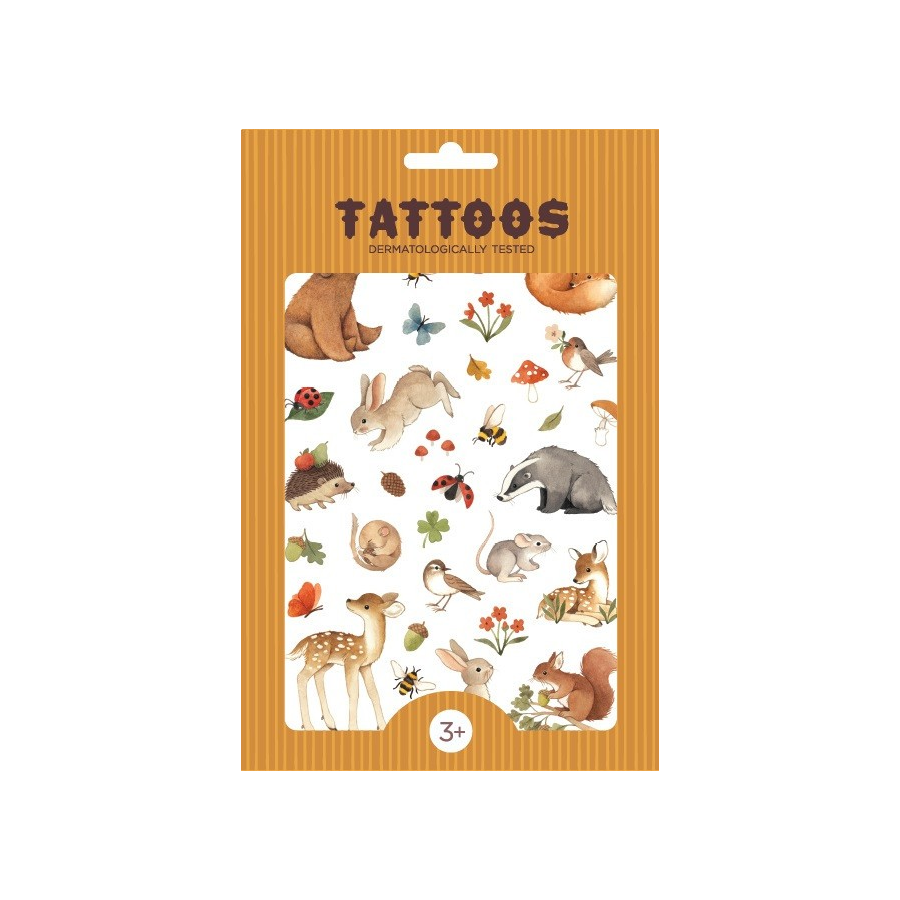 Tatuaggi Temporanei: Una giornata nel bosco