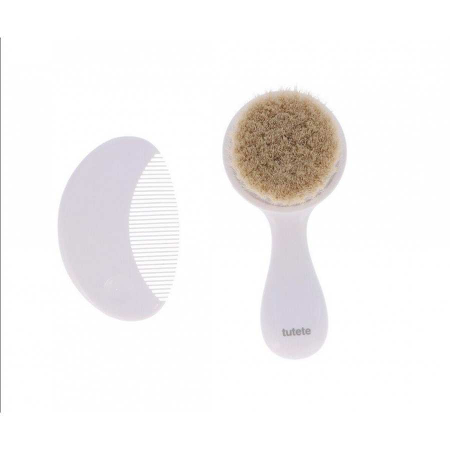 Set Pettine e spazzola Bianco