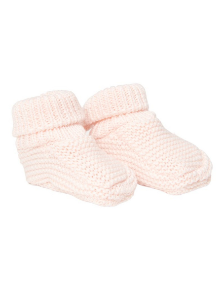 Babbucce neonato in tricot Pink
