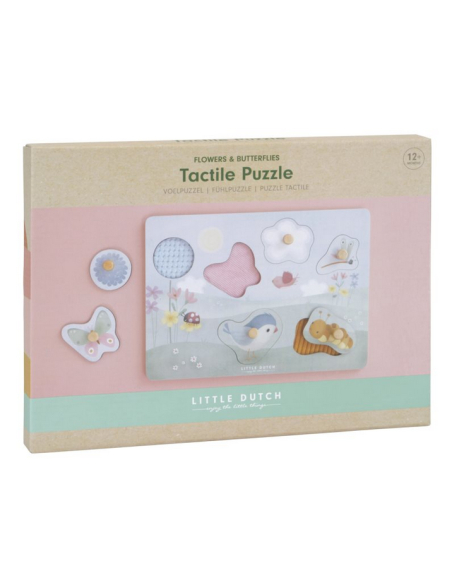 Puzzle tattile Flowers & butterfly