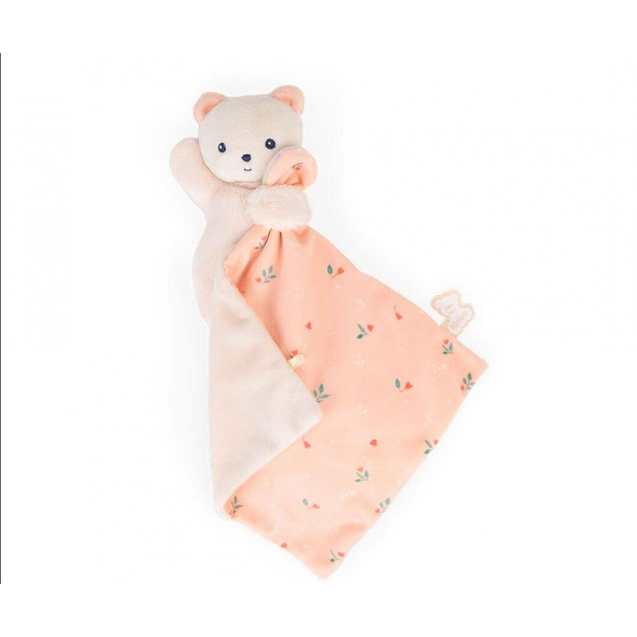Dou Dou Orsetto morbido con copertina rosa Foglie d'amore 2