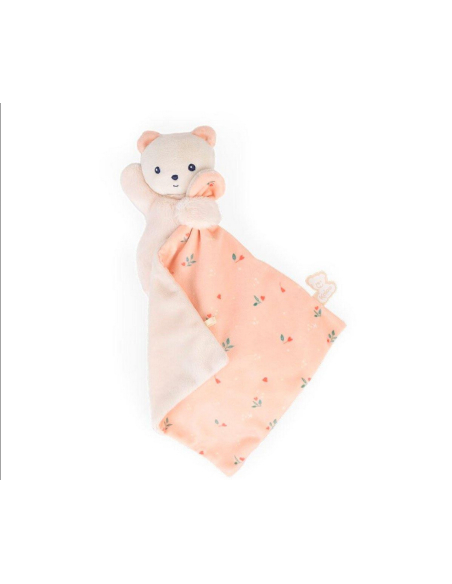 Dou Dou Orsetto morbido con copertina rosa Foglie d'amore