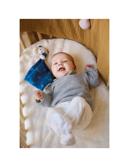 Dou Dou Orsetto morbido con copertina blu notte