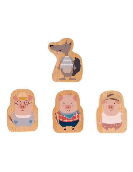 Gioco Tovaglietta Tre Porcellini + Lupo