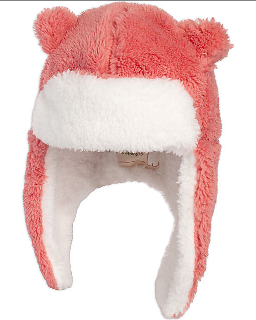 Cappello Invernale Trapper - con Orecchie - Rosa - Morbido Tessuto Sherpa -  Le meraviglie di Alice