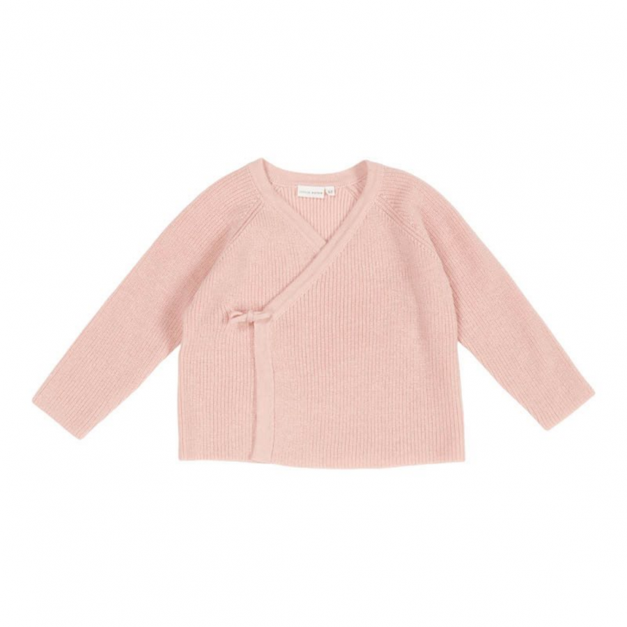 Cardigan a incrocio Knitted - Soft Pink