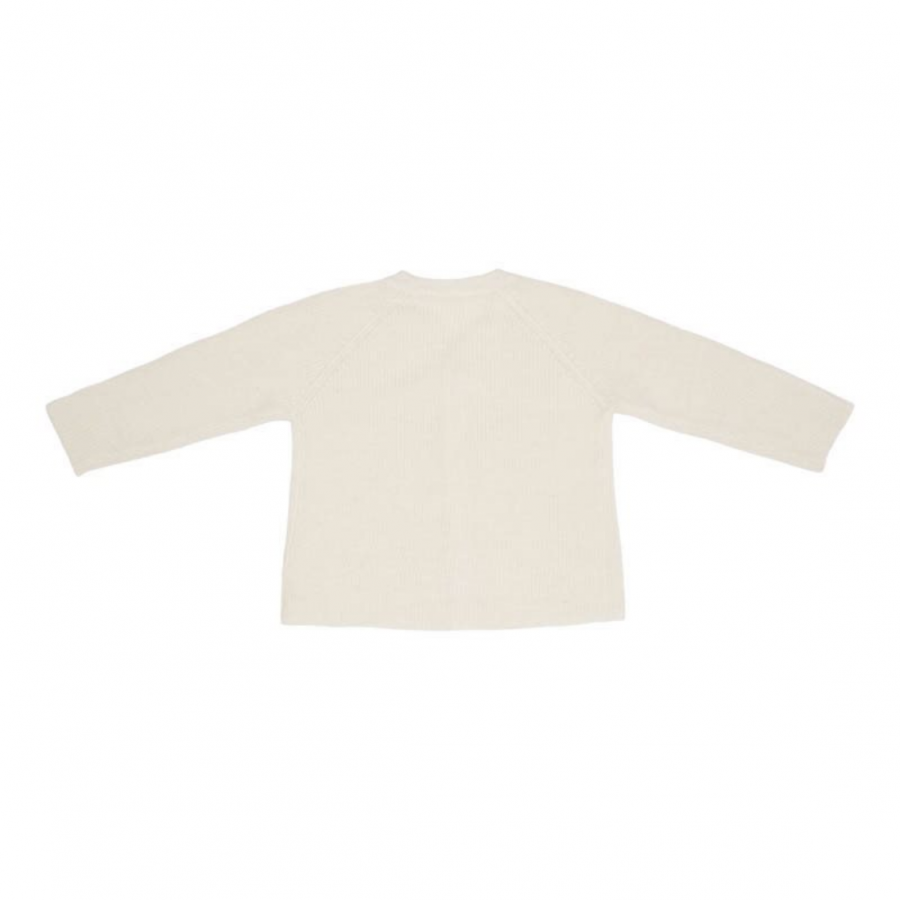 Cardigan con bottoncini Knitted - Soft White 2