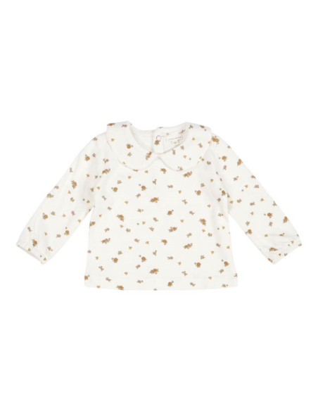 T-shirt maniche lunghe con collo tondo White Blossom T-shirt maniche lunghe con collo tondo White Blossom