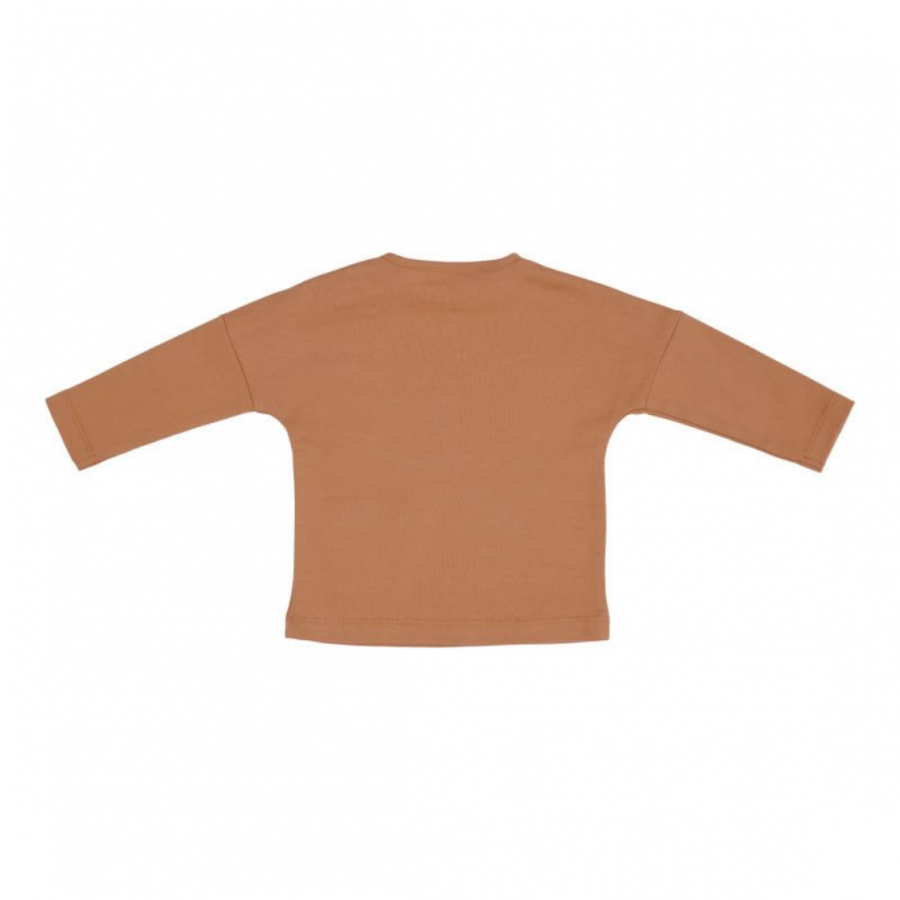 T-shirt maniche lunghe con collo tondo Almond 2