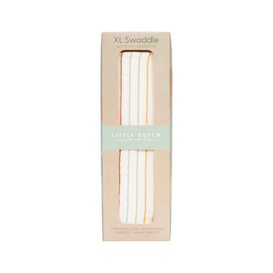 Swaddles 120 x 120 - Vintage Sunny Stripes