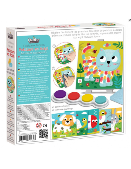 Dipingi con le dita "Adorabili compagni"