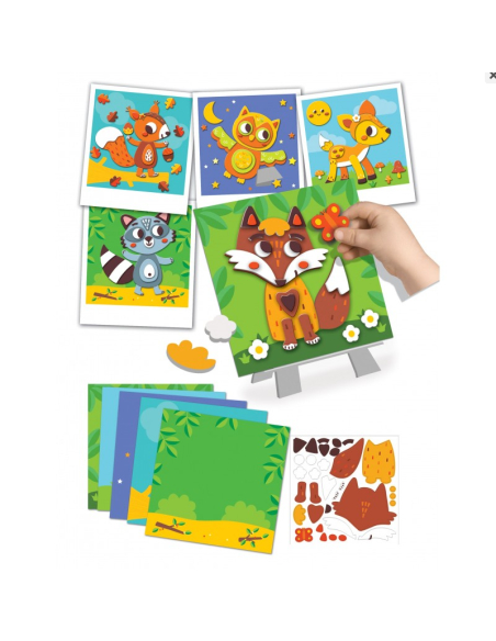 Quadri in rilievo - animali della foresta