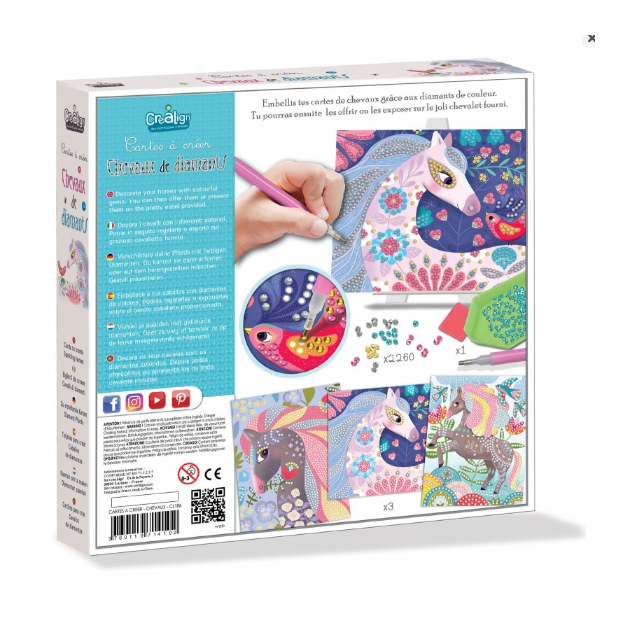 Carte per creare - Cavalli scintillanti 2