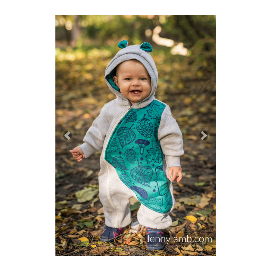 Tutone felpato adatto al babywearing per tenere al calduccio 2