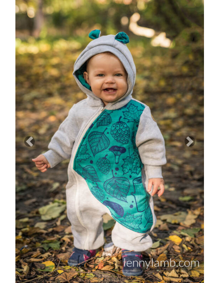 Tutone felpato adatto al babywearing per tenere al calduccio