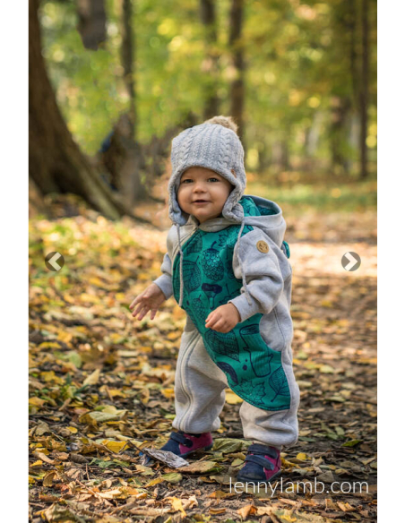 Tutone felpato adatto al babywearing per tenere al calduccio