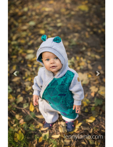 Tutone felpato adatto al babywearing per tenere al calduccio