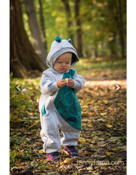 Tutone felpato adatto al babywearing per tenere al calduccio