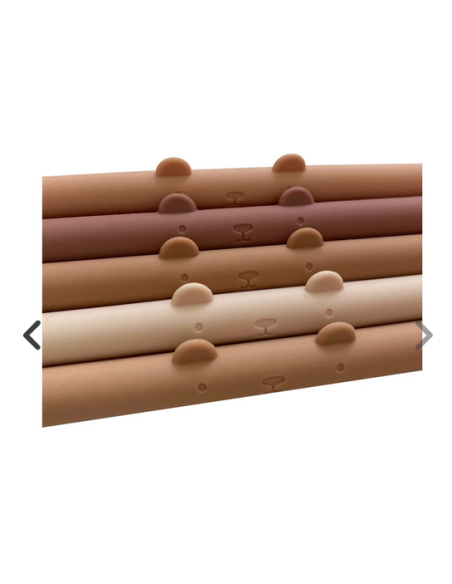 Set da 5 Cannucce lavabili Eef Lillemor Rose + Scovolino