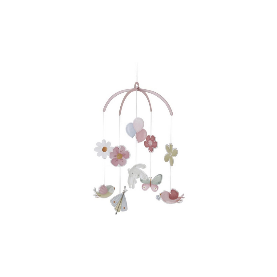 Little Dutch - Cardboard Mobile Flowers e Butterflies