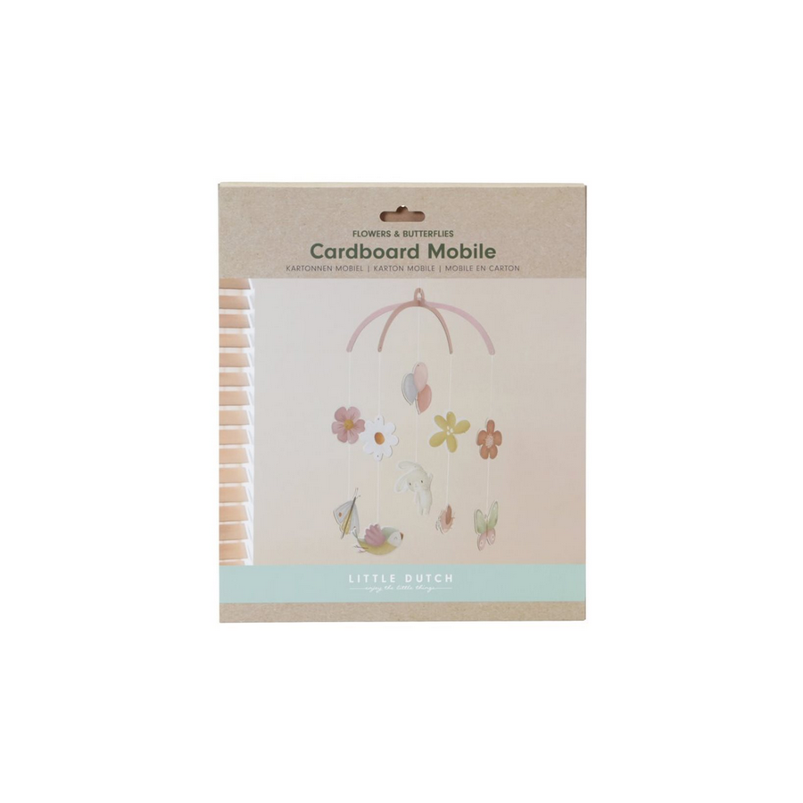 Little Dutch - Cardboard Mobile Flowers e Butterflies 2