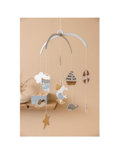 Little Dutch - Giostrina mobile in cartonboard - Sailors Bay