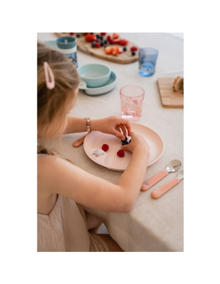 Piatto piano - Flowers e Butterflies