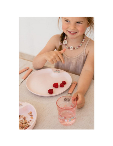 Piatto piano - Flowers e Butterflies