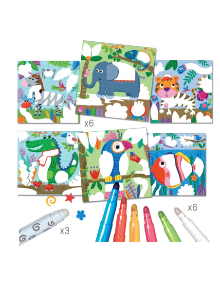 Disegni da colorare magici, L'Animocolo