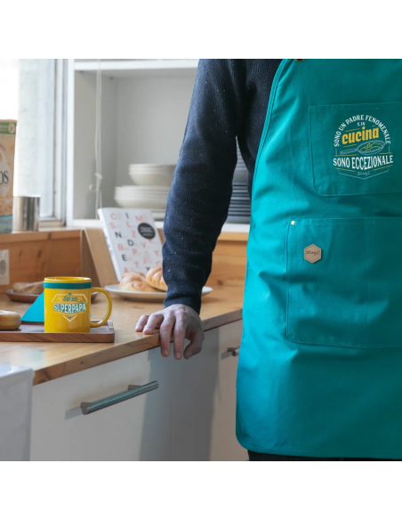 Set di grembiule + presina - Sono un padre fenomenale e in cucina sono eccezionale