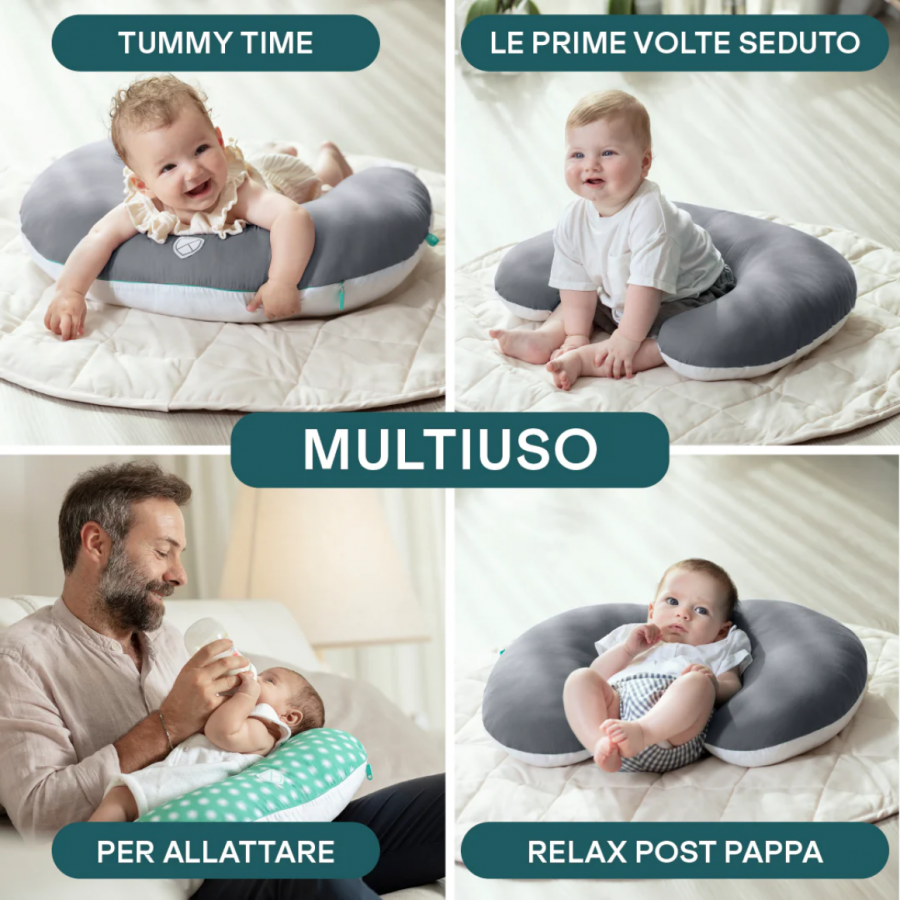 Cuscino Allattamento Koala Hug Baby - Grigio 2