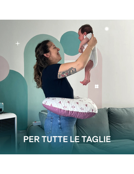 Cuscino Allattamento Koala Hug Baby - Stelle Menta