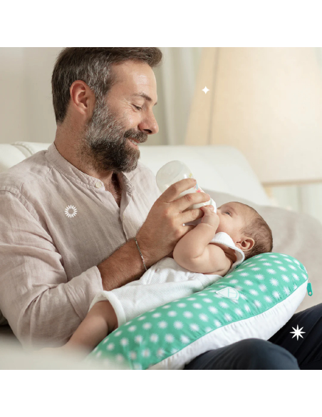Cuscino Allattamento Koala Hug Baby - Stelle Menta