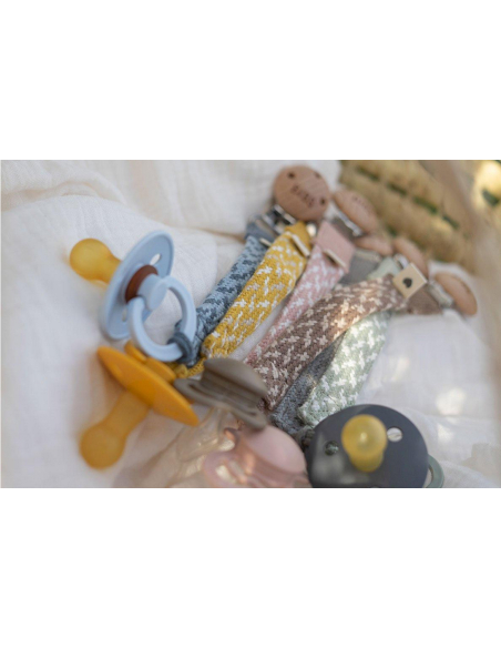 Portaciucciotto BIBS Braid Cloud/Iron